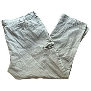Duluth Trading Standard Fit Beige Flex Ballroom Khakis Men’s Size 44x30 EUC
